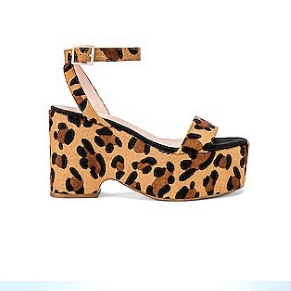 Raye Safari Heel in Tan Leopard